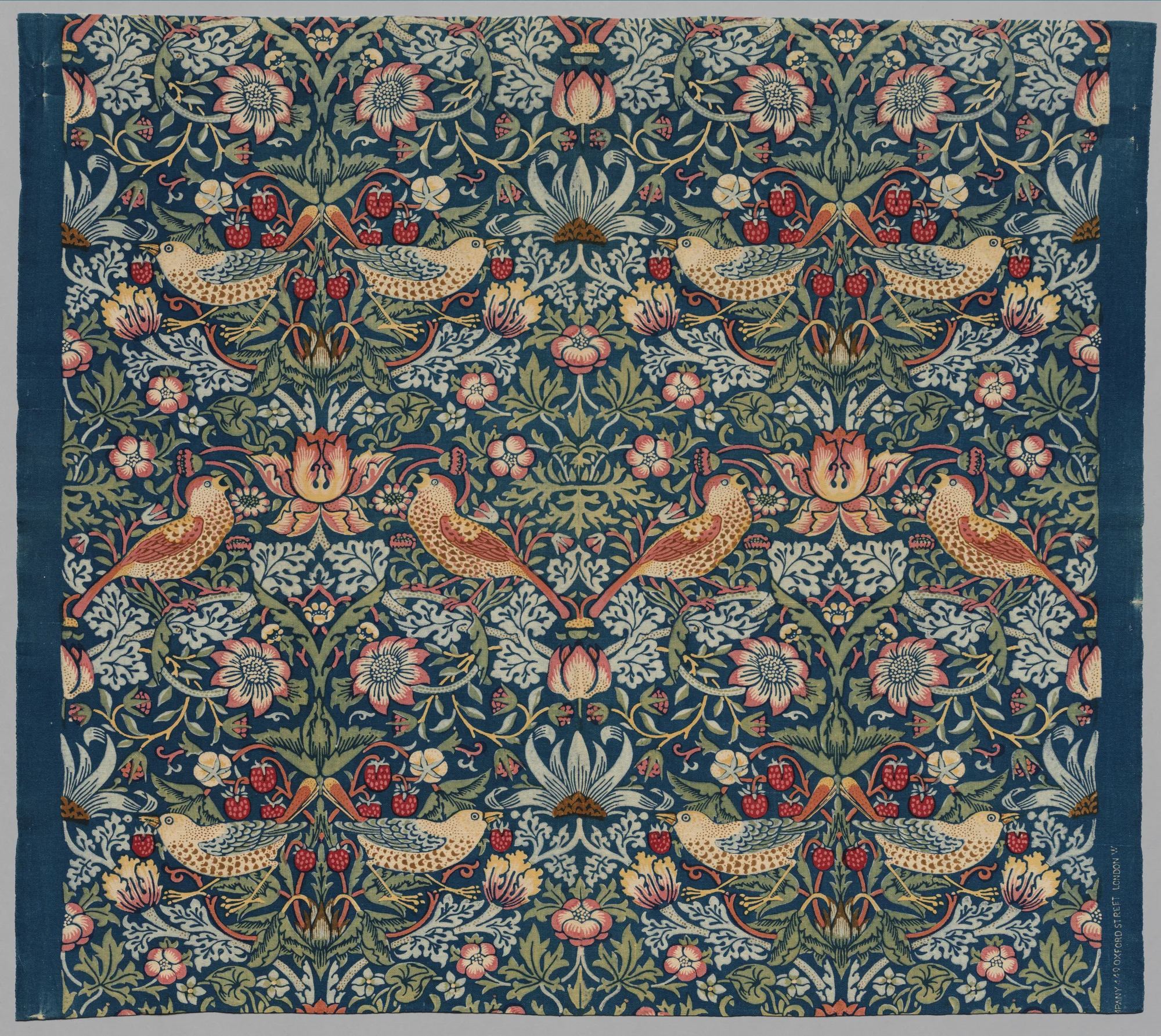William Morris — Strawberry Thief. The Cleveland Museum of Art, CC0.