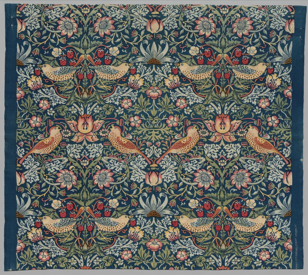 William Morris — Strawberry Thief. The Cleveland Museum of Art, CC0.