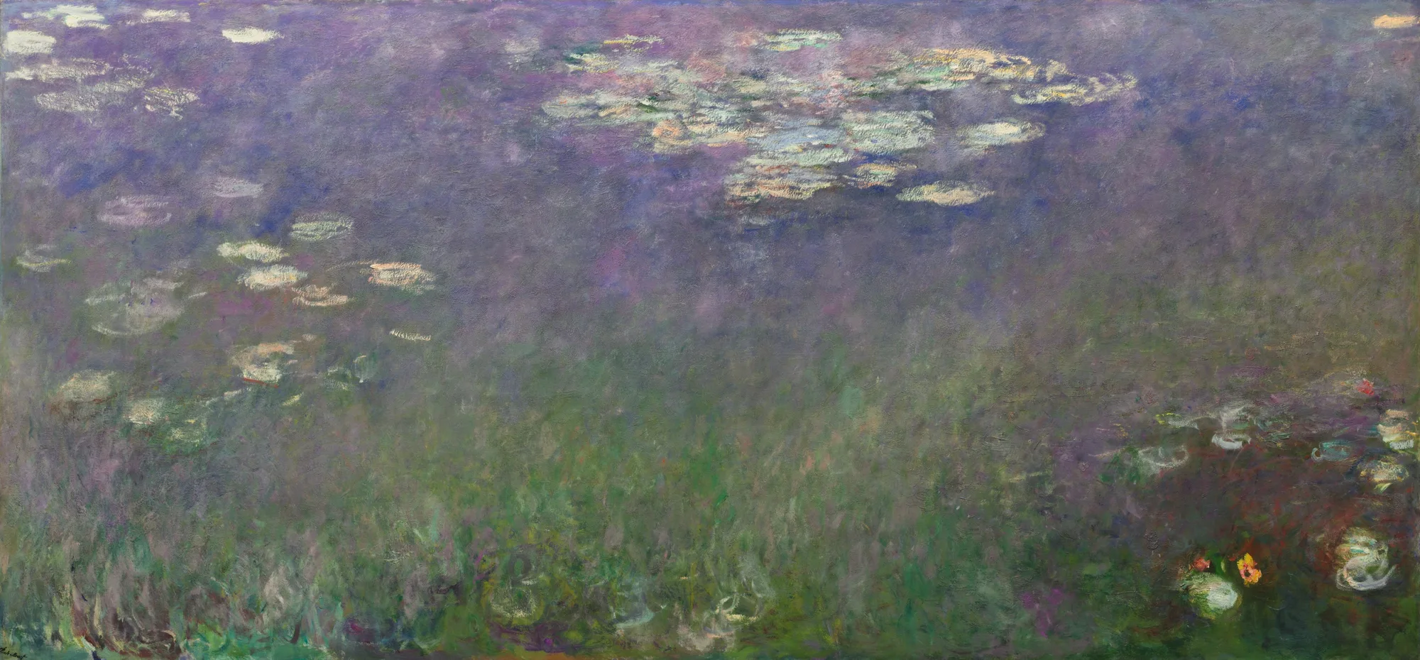 Claude Monet — Water Lilies (Agapanthus). The Cleveland Museum of Art, CC0.