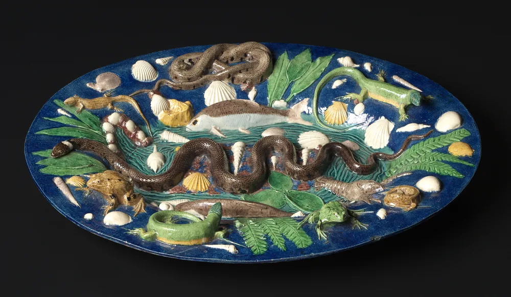 Circle of Bernard Palissy — Platter. The Cleveland Museum of Art, CC0.
