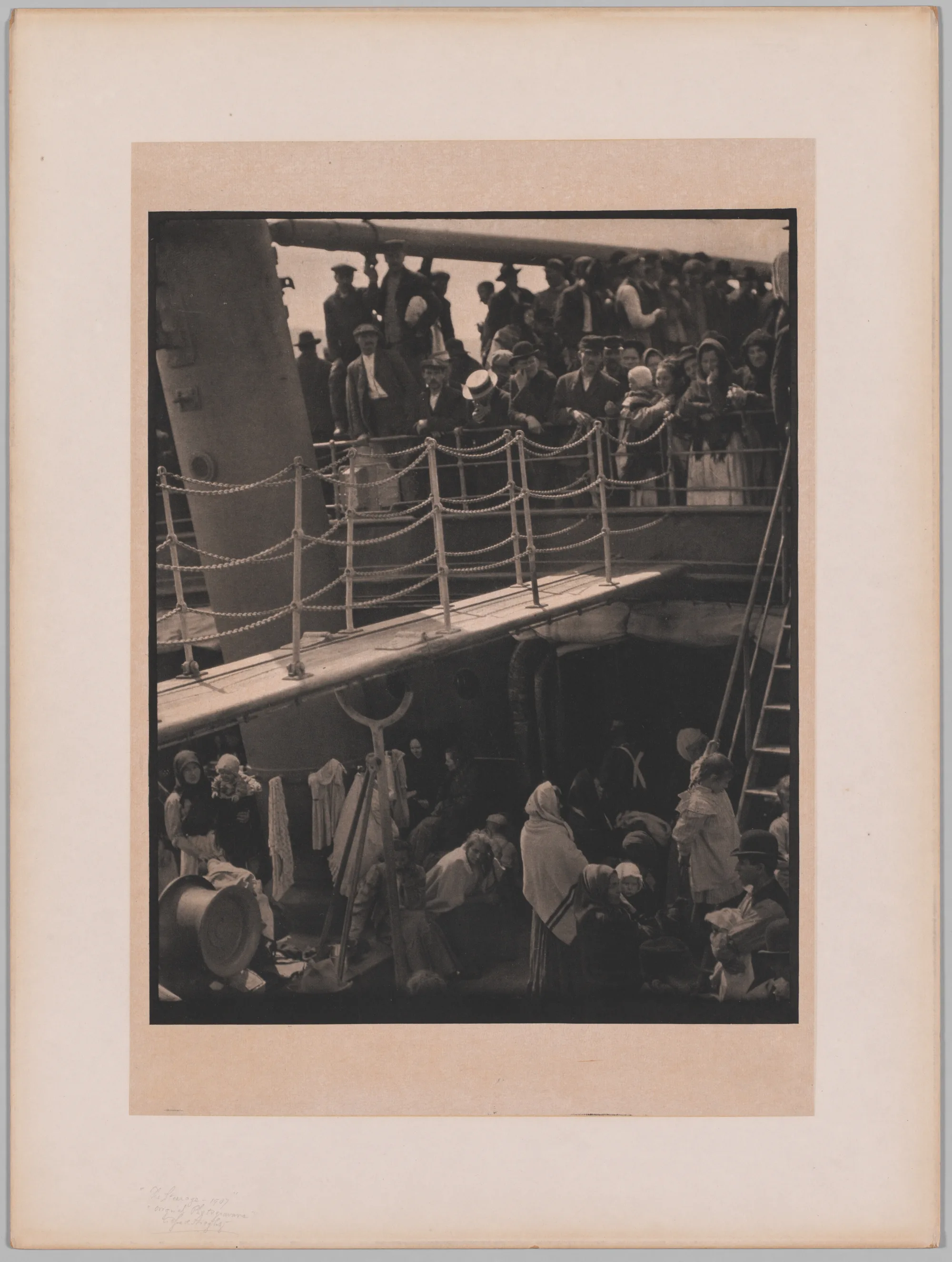 Alfred Stieglitz — The Steerage. The Cleveland Museum of Art, CC0.