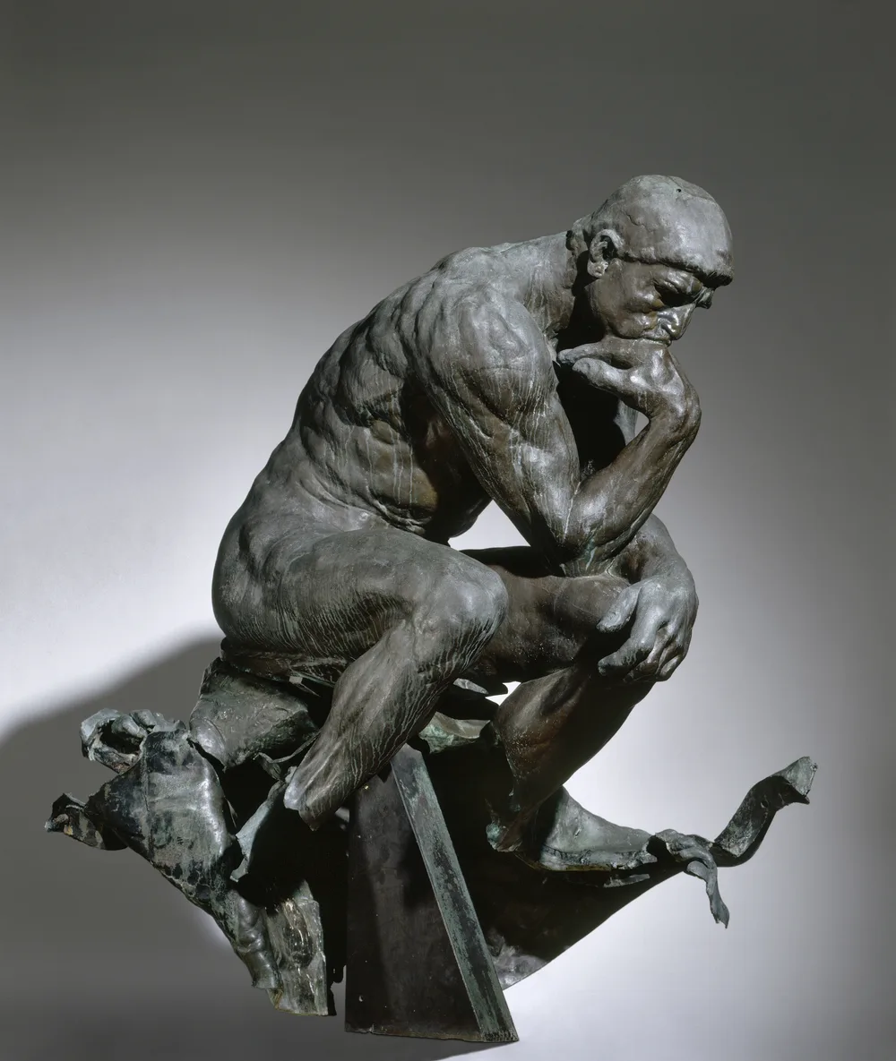 Auguste Rodin — Myśliciel. The Cleveland Museum of Art, CC0.